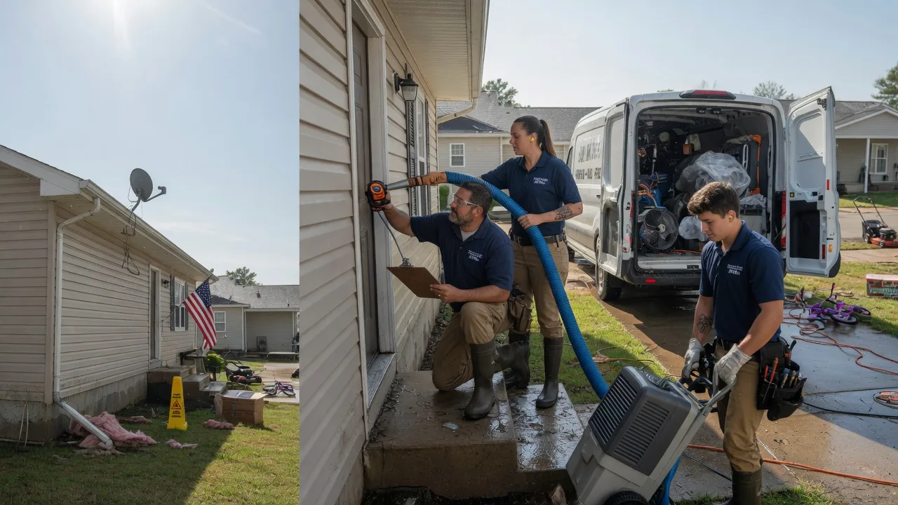 Ceiling Water Damage Restoration in Claremont, MN near me